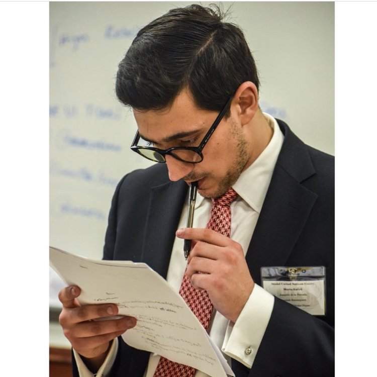 IrishModelUN's tweet image. Focused on #NDDay... Go Irish! Go Model UN! #WatchGiveVote