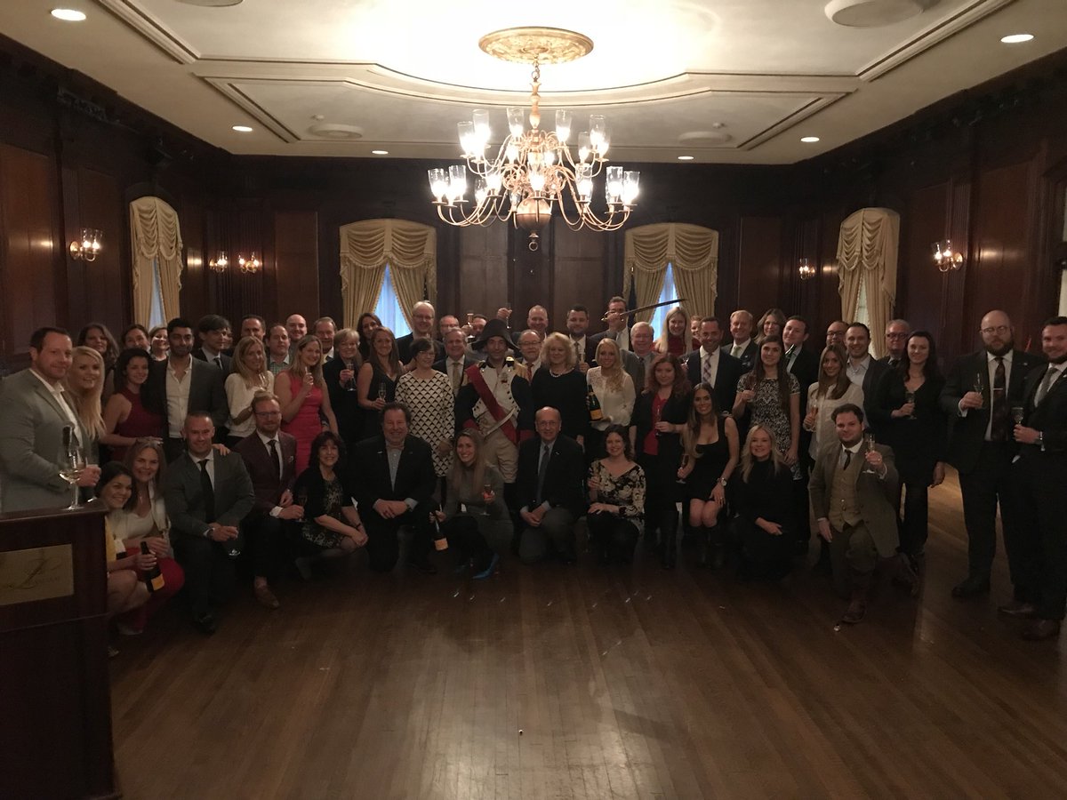 fjconsoli's tweet photo. Having fun at the Union League’s annual Juniors / Grand Cru Champagne Sabering event! @PascalJabbourMD @TheUnionLeague https://t.co/FhM1L78ydB