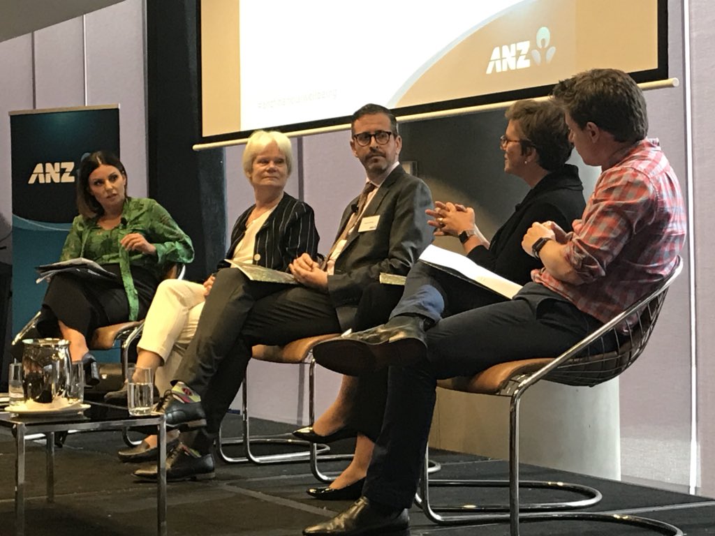 Great discussion at the #ANZFinancialWellbeing launch today with @effiezahos  @gerardbrody @scottpape @Kath_Bray and Professor Elaine Kempson: Parents talking to their children about money increases their chances of higher financial wellbeing. https://t.co/SY5rsFI7M5.
