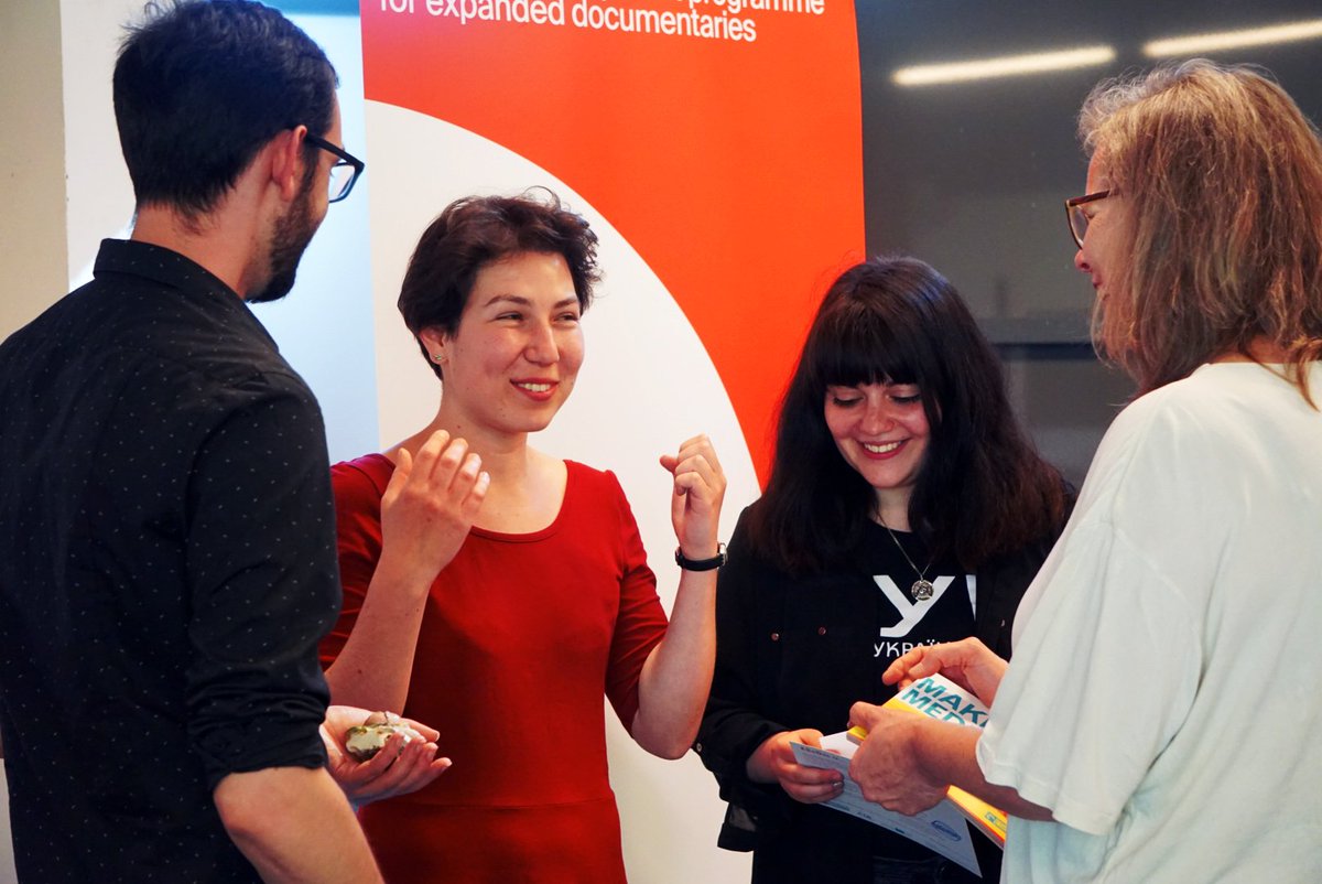 i_d_w's tweet photo. ID W 2018 final results: The project PEARL OF ABSURD (UA) gets direct access to #ESODOC third session (September 2018, Palermo, Italy) and the #DOKTANK full scholarship.
ID W wish to Oleksandra Chuprina and Elmira Asadova the best of luck! #interactive #documentary #VdR2018 https://t.co/5kM6Ulm6qd
