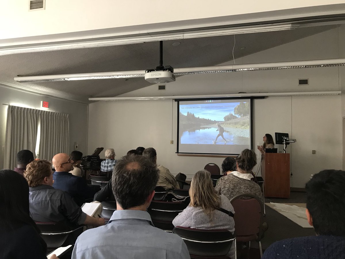 radadammarcus's tweet photo. .@genevawirth of @scape_studio presents the Unlock Alameda Creek project at our final working group meeting for team #PublicSediment @ResilientBay 
#tribs #alamedacreek #wip #resilientbay https://t.co/eEWzOchYyR