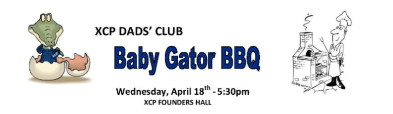 XCPGators1's tweet photo. Hey Class of 2022! We hope to see you tonight at the Dads' Club BBQ! 
Join us for complimentary grilled burgers (Beef &amp; Veggie) &amp; fixins as you meet XCP's faculty, coaches, club/activity moderators, student council &amp; other students/parents of the Class of 2022. https://t.co/e12gohTlLD