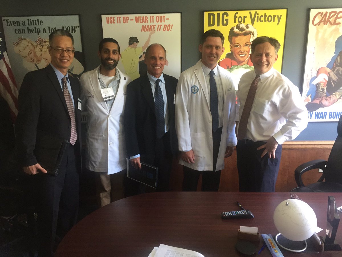 vikgulati's tweet photo. #llc18 @californiaacep great visit with Sen Newman. Thanks to Drs Tubbs, Nguyen, Ludlow, and Webster (not pictured) for advocating on behalf of the speciality! #emstrong #CALACEP https://t.co/aULY6BVC5Y
