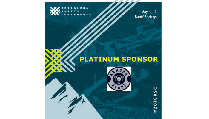 EnergySafetyCan's tweet photo. Sponsor Spotlight: Welcome to Platinum Sponsor @armourready. Check out their industrial #PPE at #2018PSC! https://t.co/eA9pZJjv5Q

#EnergySafetyCanada #Enform #OSSA #oilandgas #safety #workersafety #OHS #conference #Engage #Exchange #Empower #OneVoiceForSafety #ArmourReady https://t.co/tiBCRZhCzU