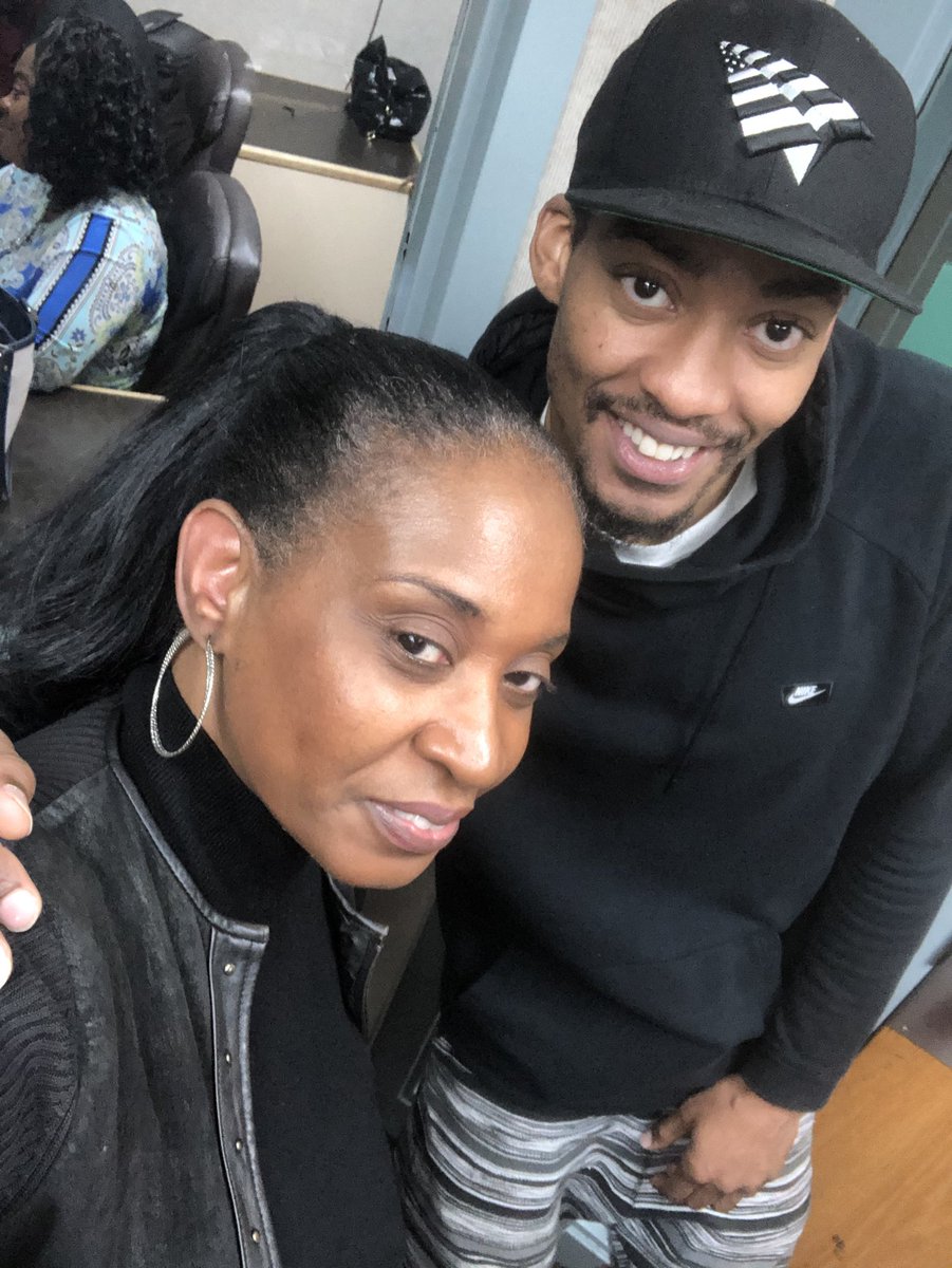 Nikki_Curry's tweet photo. Hanging out at the Annual Community  WNSB @Hot91Online #memberfest with On-Air Personality @IamKimFields, the @ECBLhoops @HampRdsWarriors &amp; Power Forward, 6’7- DeShaune “Wild Thang” Green https://t.co/nUxwSujPeK