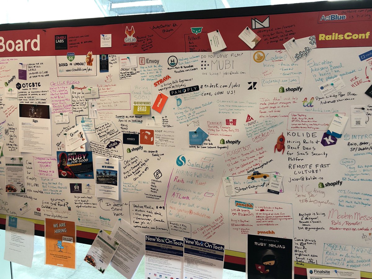 jamie_gaskins's tweet image. “Ruby is dying” “Nobody is even hiring Rails devs anymore” #railsconf