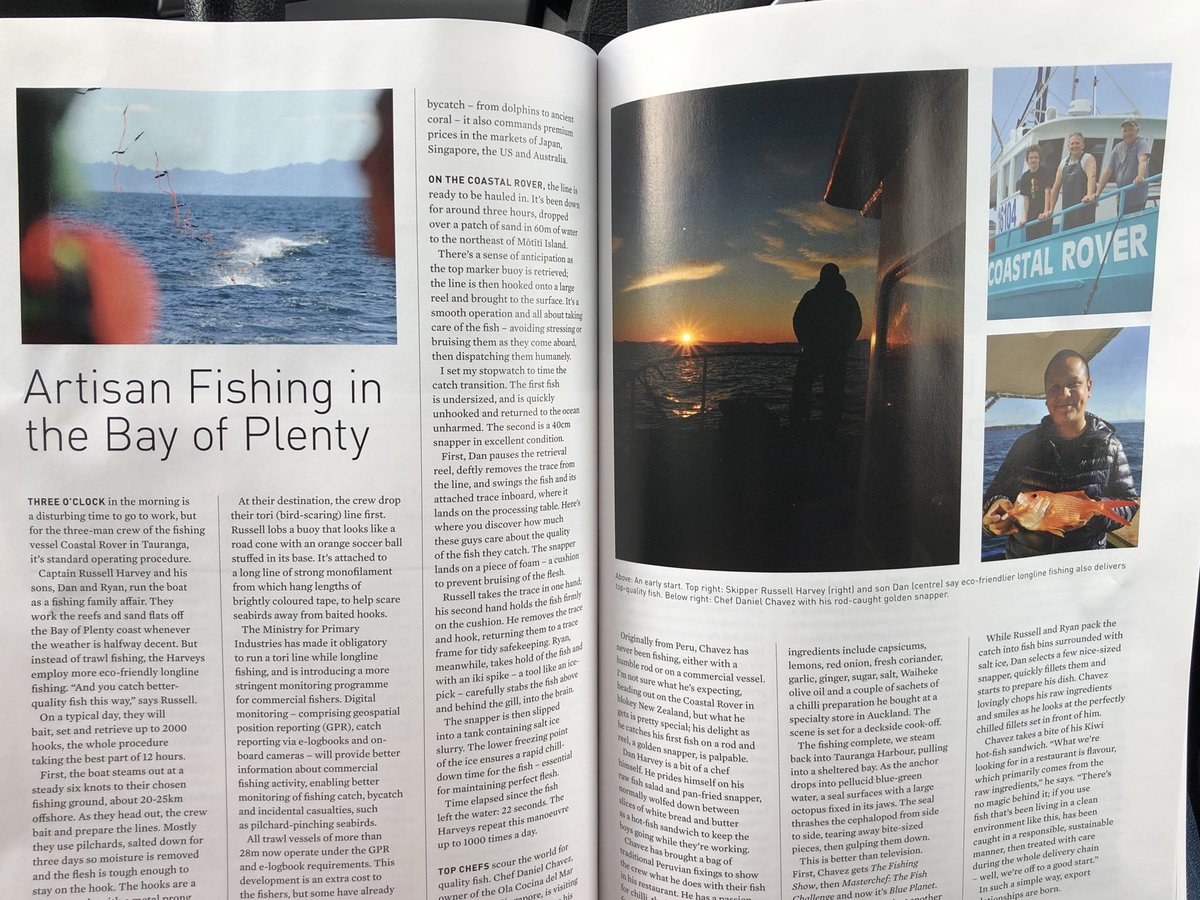 If you see the latest @NorthSouthNZ magazine be sure to pick up a copy and check us out. We’re also building incredible #Technology set to transform the #Marine industry with our pilot finishing January 2019.  Stay tuned..#sustainability #fishing #sashimi