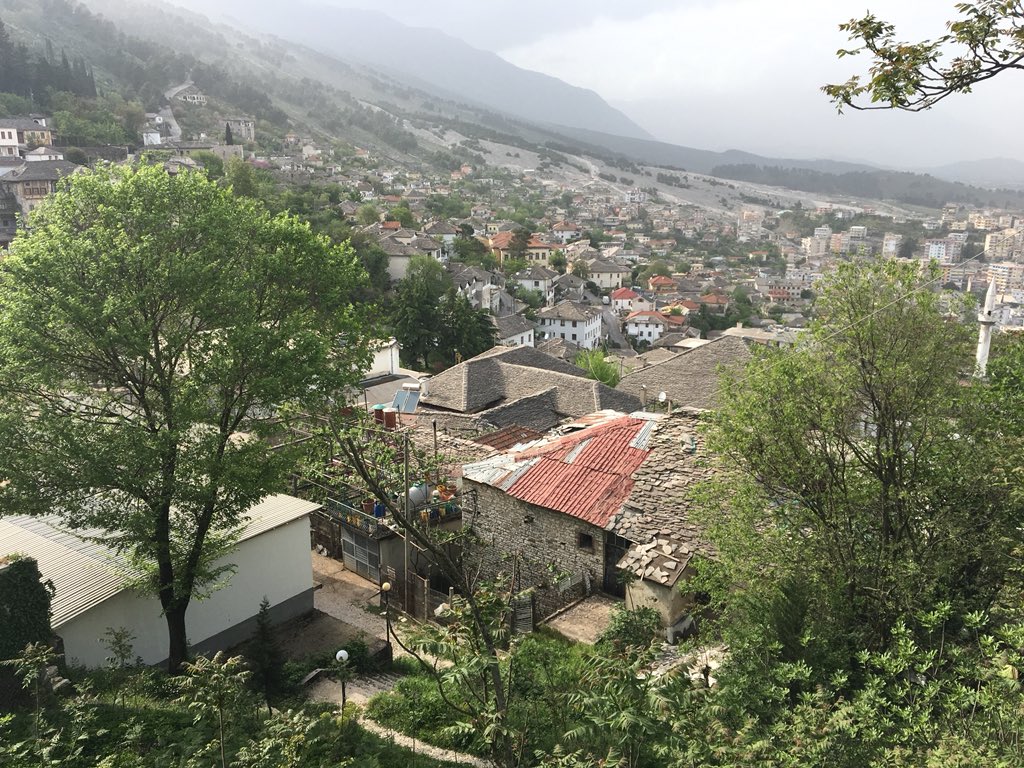 Carolyn_on_X's tweet photo. On #worldheritageday I have been in &amp; around the @UNESCO #worldheritage site of #Gjirokastër #Albania #travel #labova https://t.co/T04E9wonTv