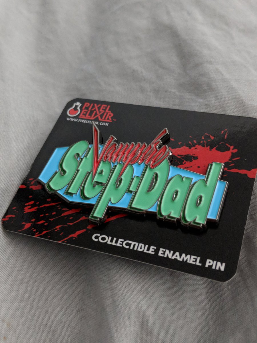 Blake_Petersen's tweet photo. .@VampireStepDad #enamelpin came today!! Vlad even slid in a sticker cuz he's cool like that
#EnamelPins #freestickers #synthwave #synthwavemerch https://t.co/Hq8Eg2vp0v