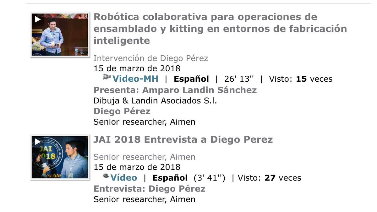 NachoArmesto's tweet photo. Ya puedes ver en @UVigoTV la #conferencia de Diego Pérez @AIMEN_CT en @JAI_UVIGO #JAI2018 https://t.co/sefAFxwQaB https://t.co/iRa3Dqxs5i