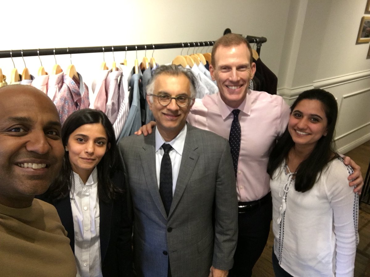 Getting my first <a href="/BombayShirtsUSA/">Bombay Shirts USA</a> custom-made shirt thanks to <a href="/sree/">Sree Sreenivasan (sreenet.substack.com)</a>, <a href="/AsheshAmin/">Ashesh Amin</a>, Manisha Amin! India comes to SoHo.