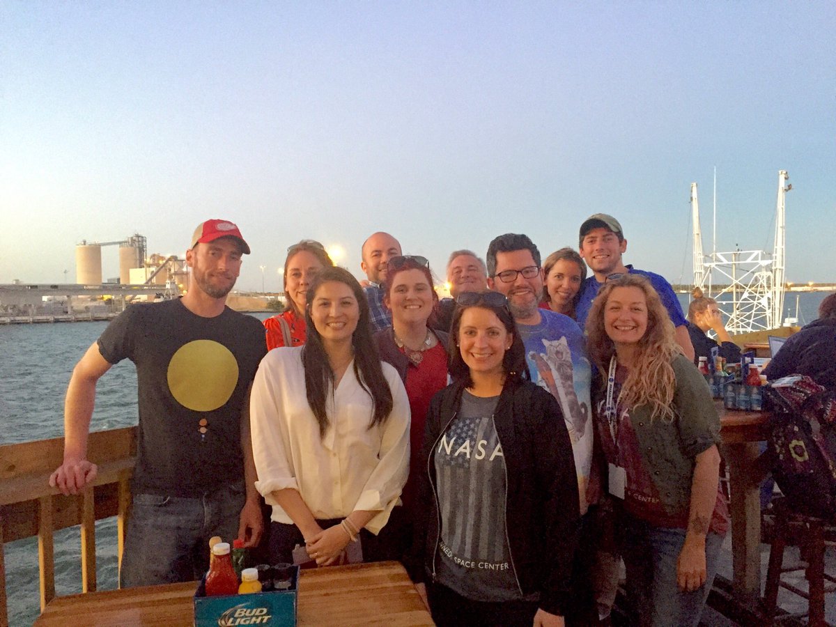 xcirces_odyssey's tweet photo. Some of the #NasaSocial crew. Man I wish I was with you right now! @aSciEnthusiast @NASASocial #nasa #nasa_tess #gotess #launchday2 https://t.co/GxpEbIjy1Q