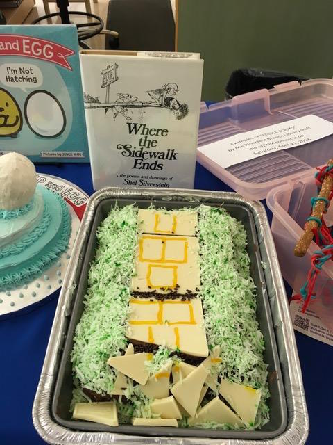 MDPLS's tweet photo. The #EdibleBook Contests inspired the staff at the Pinecrest Branch to create these fun examples of edible books! Help decide the winners of the official contests! Vote for your favorites at Coral Reef Branch, Pinecrest Branch & West Dade Regional this Saturday, April 21, 2-5pm. https://t.co/qI0vbAKi2v