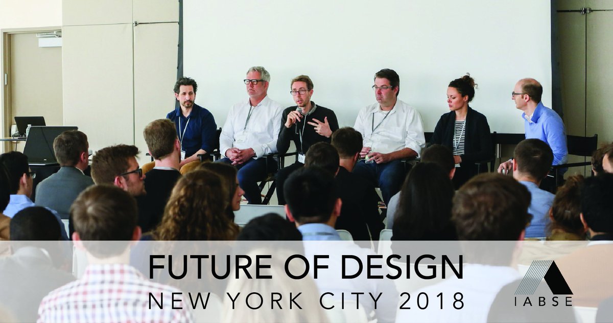 International architects, engineers, artists, and designers are all coming to share their latest work at the <a href="/IABSEHQ/">IABSE</a> Future of Design Conference in NYC on April 28th! Will you be there? bit.ly/FoD2018
