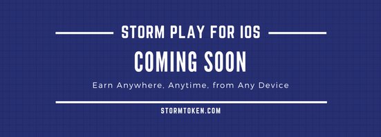 stormxio's tweet photo. "Thousands of Storm Players have asked, 'Will [STORM] PLAY launch on iOS?' The answer is YES." - Andy Kleitsch, VP of Product

Thank you for your patience as we rollout Storm Play for iOS. We look forward to expanding our global community! https://t.co/qQDdivu942