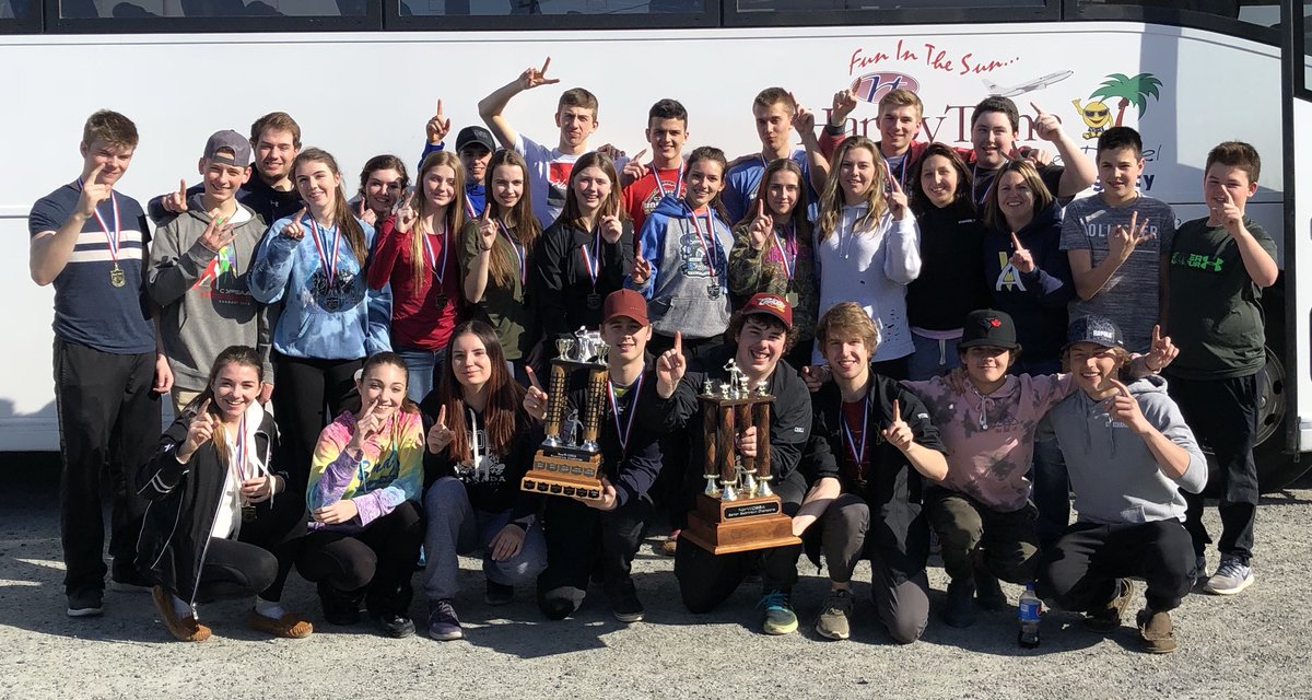Amazing day at the <a href="/norwossa/">NorWOSSA</a> championships!  AHS won both the Senior and Junior trophies for the second consecutive year! #govoyageurs 💪