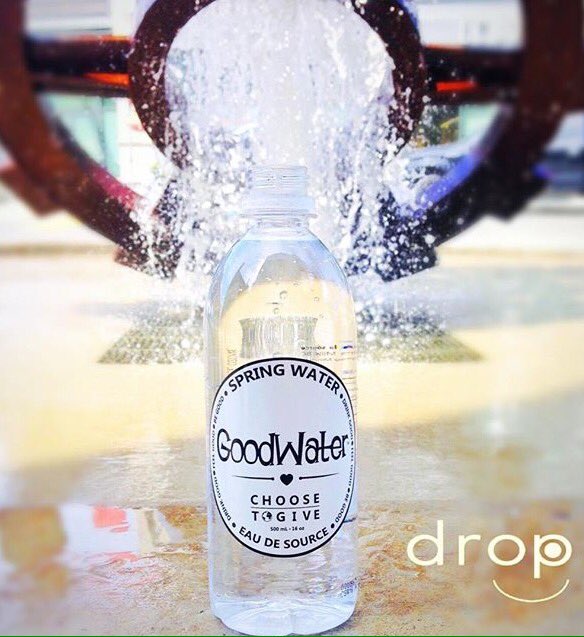 CasedropCanada's tweet photo. GoodWater is not only good water, it's water doing good. 💦 For every litre purchased, GoodWater donates a litre to a global community in need. When you drink GoodWater your choosing to give. #choosetogive #water #givewater #GiveWaterGiveLife https://t.co/TbACm00noC