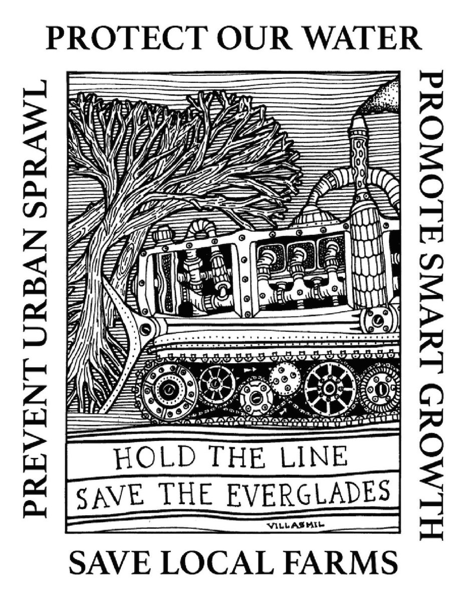 Extending 836 is a BAD idea, harms Everglades restoration projects, WORSEN traffic, promote sprawl and puts our water supply, wetlands &amp; agricultural lands at risk. Holding the Urban Development Boundary Line is key to resilience Write &amp; Call: miamidade.gov/commission/ #holdtheline