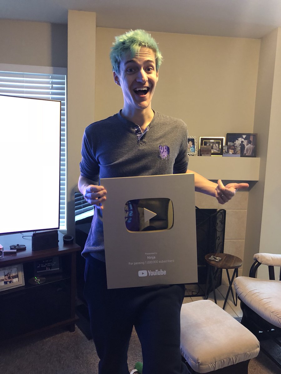 Ninja 1 Million Subscribers On Youtube Plaque Looks So Good 3 Almost Ready For My 10 Million Ninja 1 Million Subscribers On Youtube Plaque Looks So Good 3 Almost Ready For My 10 Million