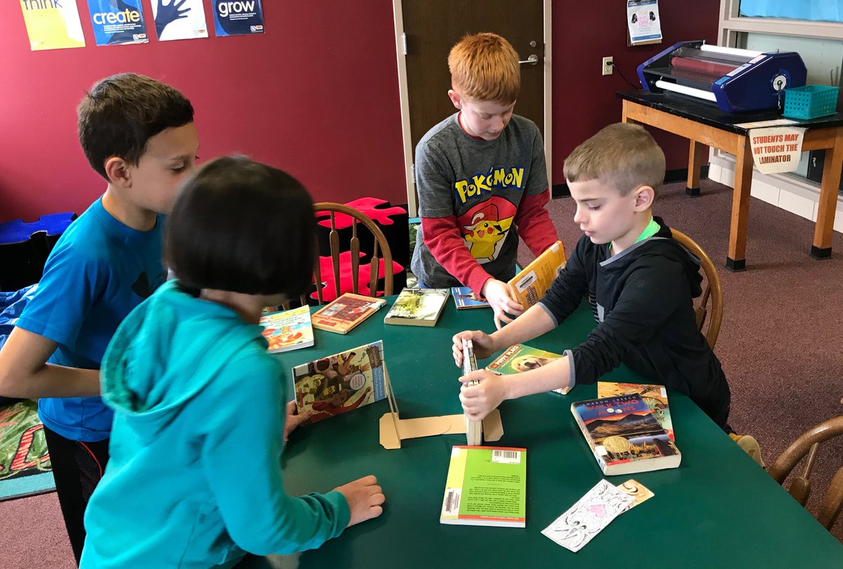 WoodridgeReads's tweet photo. Happy School Library Media Center Month!  #WISLibrary students compete in a Speed Shelving contest. https://t.co/9qneaqICDG