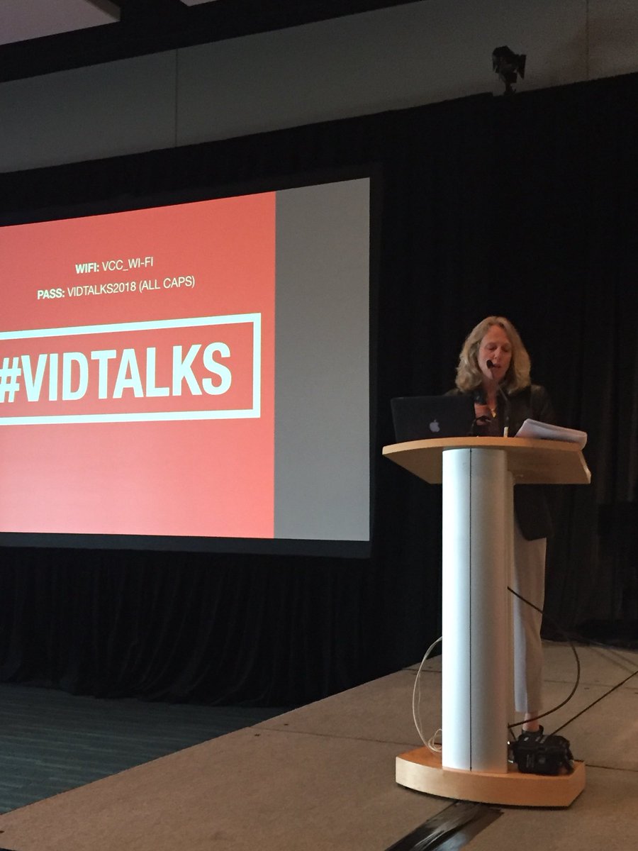 Hey @BizCherylCarter doing a great job at Emceeing #vidtalks today! <a href="/vidtalks/">VidTalks</a> #videomarketing