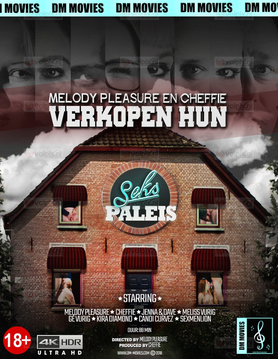 Wish you a good night. Soon on #vod Melody Pleasure and Cheffie are selling their sex palace. What do you think of the boxcover?

Starring:
<a href="/melodypleasure/">Melody Pleasure 🔞 ©</a>
@Cheffie_Porn
@candiicurvez
<a href="/Meliss_Vurig/">Melissa🔞</a>
<a href="/ge_vurig/">Gé_Vurig</a>
<a href="/KiraDiamondxxx/">Kira Diamond</a>
<a href="/sexmenlion/">sexmenlion hot ( 18+ )</a>
@Angel83_Devil75