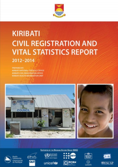 See #Kiribati’s vital statistics report based on health and civil registration data. Supported by BAG bit.ly/2qHRglz <a href="/Pacific_CRVS/">Pacific CRVS</a> <a href="/UNICEFPacific/">UNICEF Pacific</a> #PRISMStats <a href="/WHOWPRO/">World Health Organization (WHO) Western Pacific</a> <a href="/UNICEFPacific/">UNICEF Pacific</a> <a href="/UNFPAPacific/">UNFPA in the Pacific</a> <a href="/PHINNetwork/">PHIN</a> <a href="/UNESCAP_Pacific/">UNESCAP Pacific</a> <a href="/FNUFiji/">Fiji National University</a> <a href="/ABSStats/">Australian Bureau of Statistics</a> #PacificCRVS #CRVS #SDGs