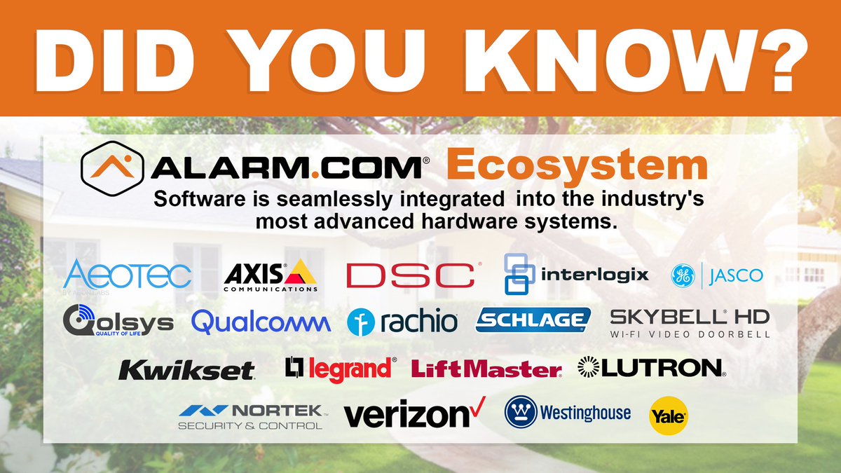 volutone's tweet photo. Do you know who @AlarmDotCom integrates with?
Well, now you do🤓

#avtweeps #avnews https://t.co/OxkXUIGckX