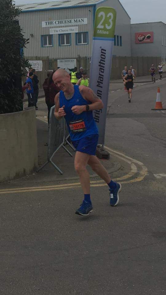 Our amazing breakfast chef ran Brighton marathon in just over 3 hrs at the weekend! ........ and then had to walk an hour and 15mins back to the car 😂😂.