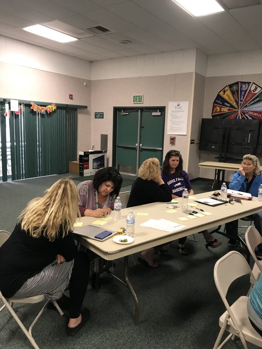vusdbolts's tweet image. Whole staff design sprint at @HannStingrays to learn the design process, deepening understanding of how design thinking can teach students critical thinking and creative problem solving. Great engagement in the process!  #wave #vusdfuelED #vusdalimentado