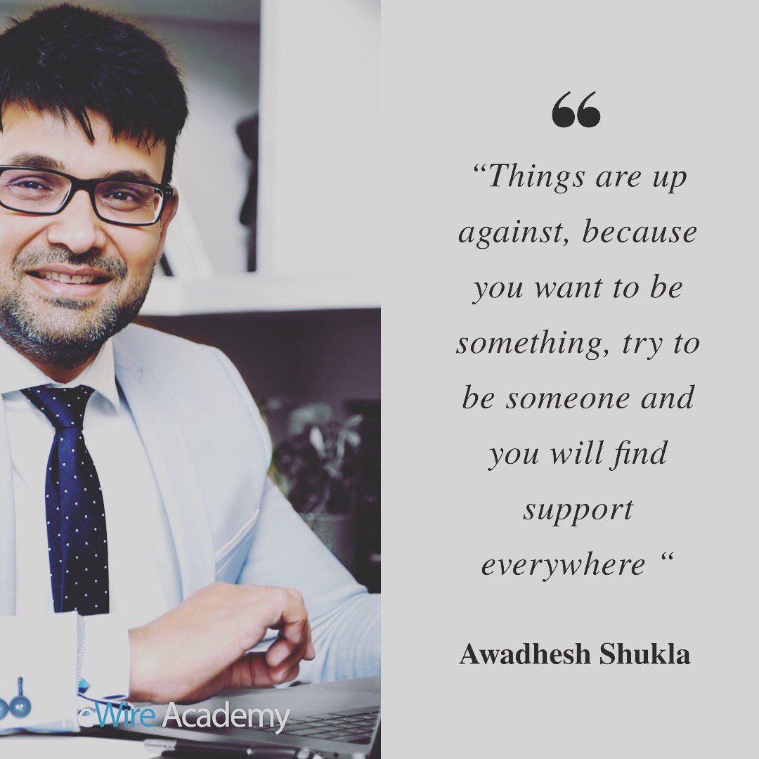 Awadheshkshukla's tweet photo. “Things are up against, because you want to be something, try to be someone and you will find support everywhere”
#coaching #Inspiration #motivation #leadership #wisdom https://t.co/JLlfZ0qGMr