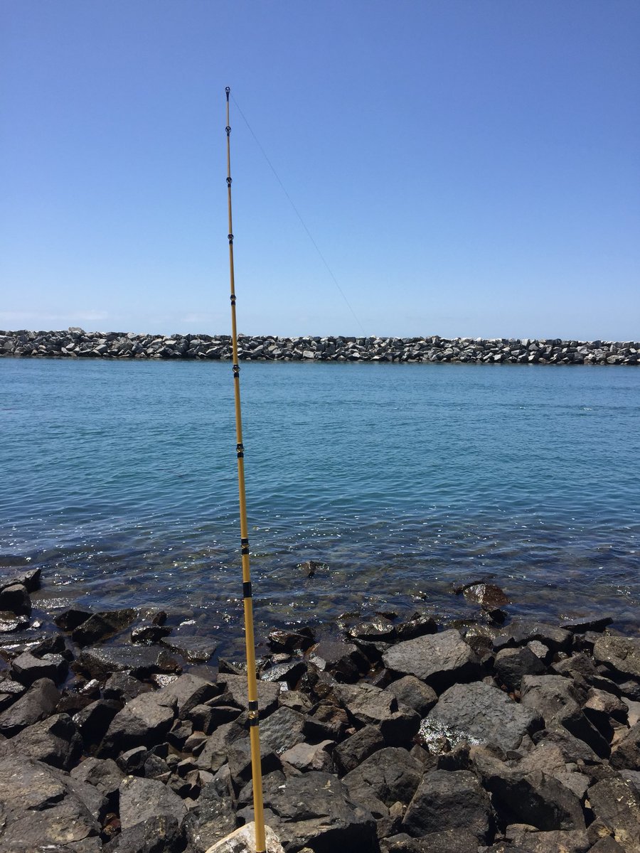 SouthOCSurffish's tweet photo. Conditions in #danaharbor are fishable, just hope the fish moved to cover like I did. Time will tell. #surffishing #orangecounty #socal https://t.co/fvE374QTKO