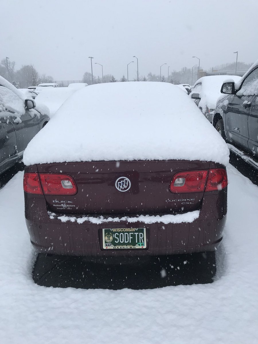 TheSodfather13's tweet image. I leave for three days and this happens? That’s not cool Wisconsin. #NotMySpring