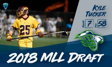 TheBayhawks's tweet photo. Hey Kyle, Shake your tail feathers. You're a Bayhawk! #MLLDraft #FlockItOut https://t.co/68BzIgK5mF