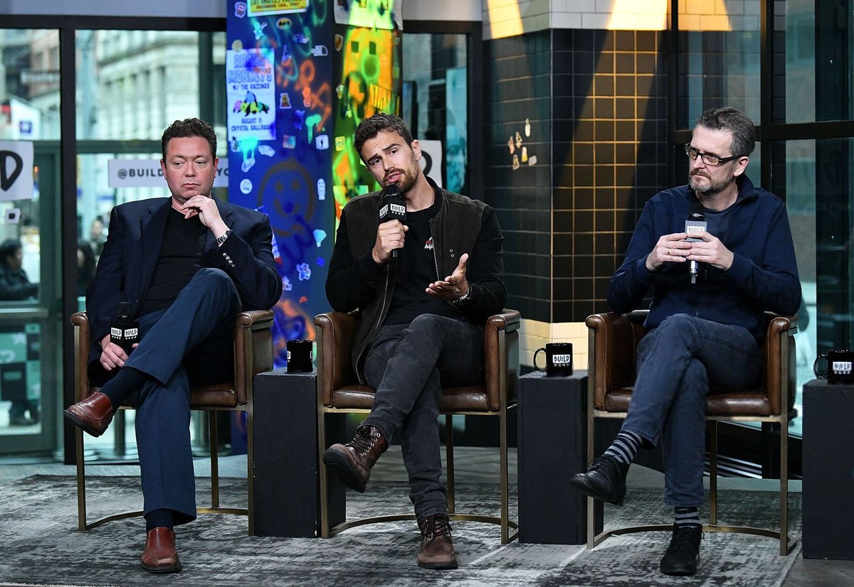 TheoJamesOrg's tweet photo. 📸 New: Theo visited Build Series to discuss his new movie #BackstabbingforBeginners at Build Studio on April 17, 2018 in New York City. #TheoJames https://t.co/MxKqTdod3g