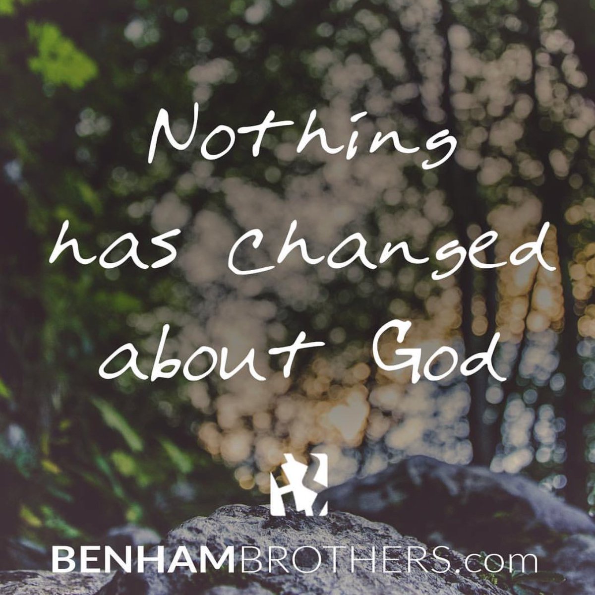 BenhamBrothers's tweet photo. “Jesus Christ is the same yesterday and today and forever.” Hebrews 13:8 https://t.co/EfV3fWhqOl