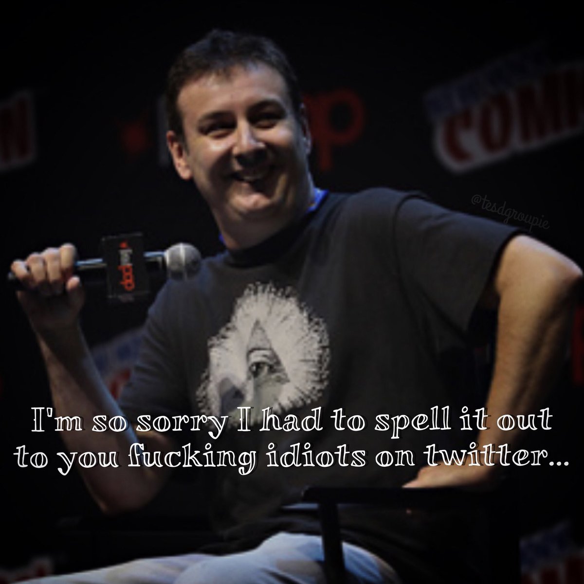 tesdgroupie's tweet photo. Would love to pick sometimes in Walt’s head. He’s a genius! Laugh and enjoy #WaltWednesday 🐜🤘🏻💜 #TESDclassics #TESD116 https://t.co/FGJ5vDFjc3