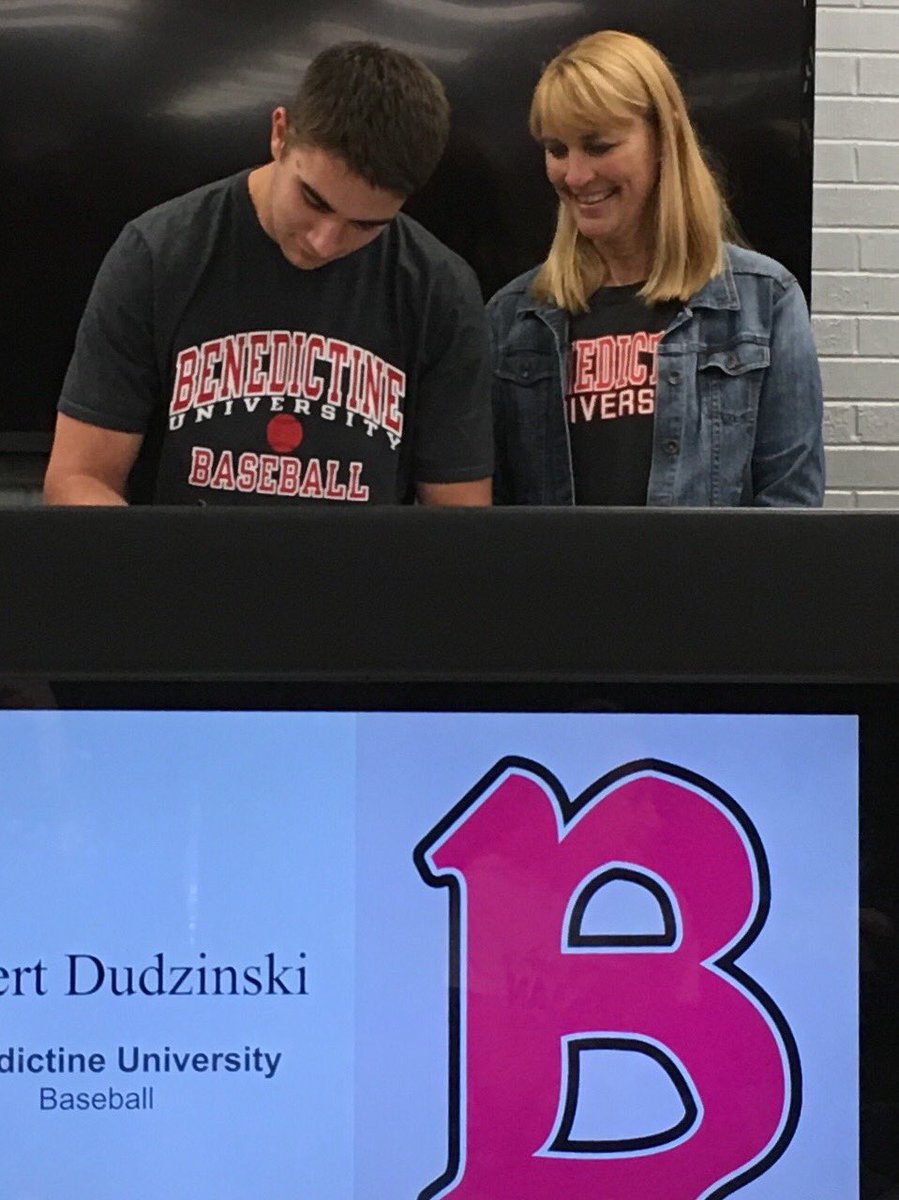 I am very excited to officially announce my commitment to pursue my academic and athletic career at Benedictine University! #HailBenU