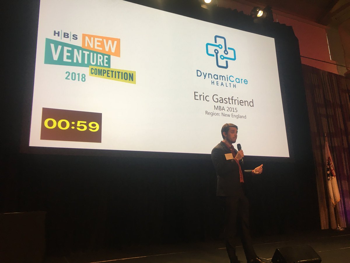 HarvardHBS's tweet photo. 🥇Congratulations @HBSAlumni track winner DynamiCare Health, a digital platform for monitoring and rewarding recovery from addiction #HBSNVC https://t.co/gvVEtD5YE0