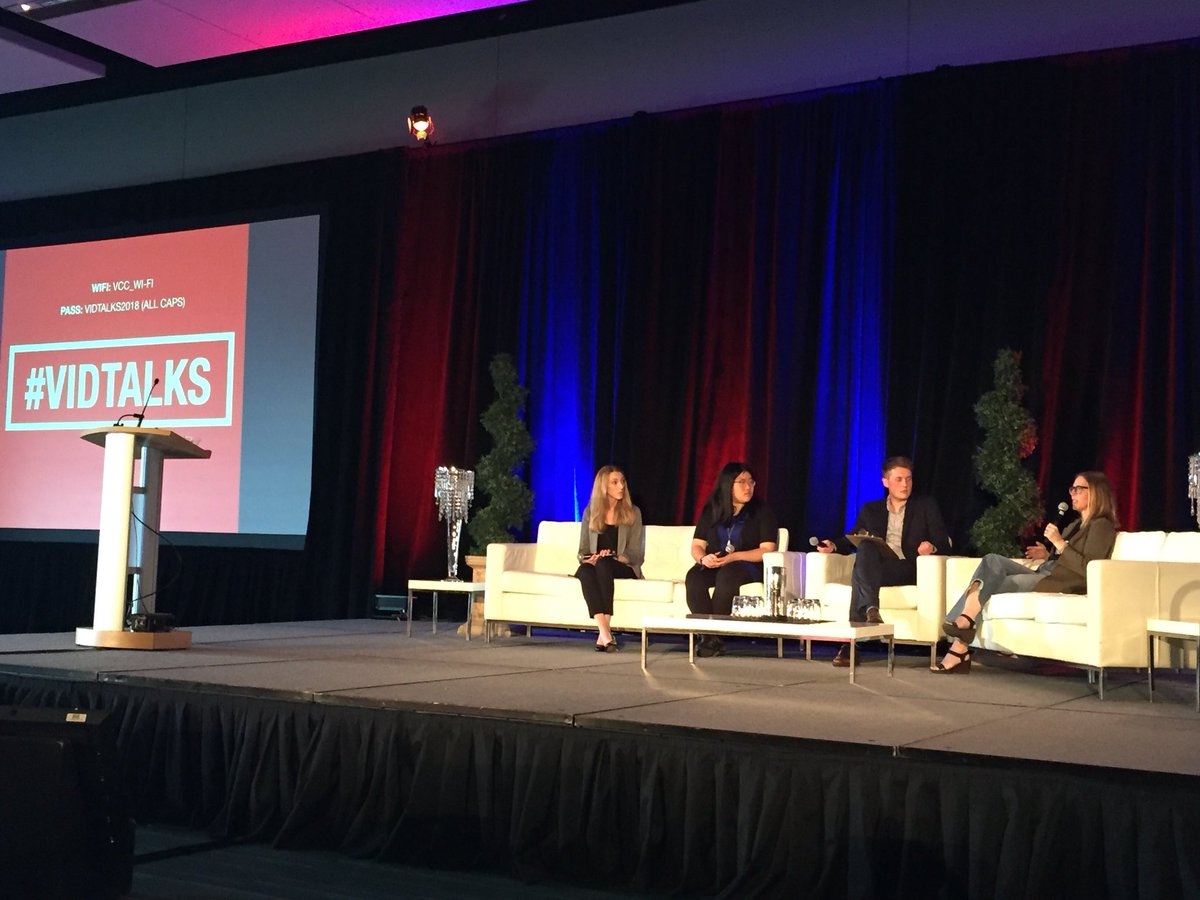Learning about building your brand with video with <a href="/pamelaSsaunders/">Pamela Saunders</a> <a href="/PeppersWrite/">Ms. Pepper</a> <a href="/feurekaw/">Flora (Yuan) Wang</a> #vidtalks2018
