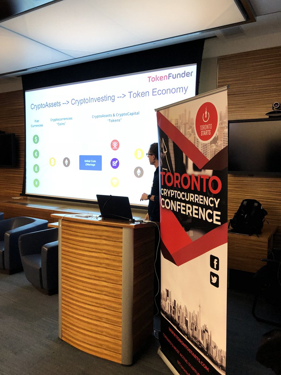 From fiat -> cryptoassets -> cryptoinvesting -> Token Economy with <a href="/AlanWunsche/">Alan Wunsche</a> of <a href="/tokenfunder/">TokenFunder_FreedomX🦇🔊</a> tonight Cryptocurrency Conference Toronto
#torontostarts #cryptocurrency #tokens