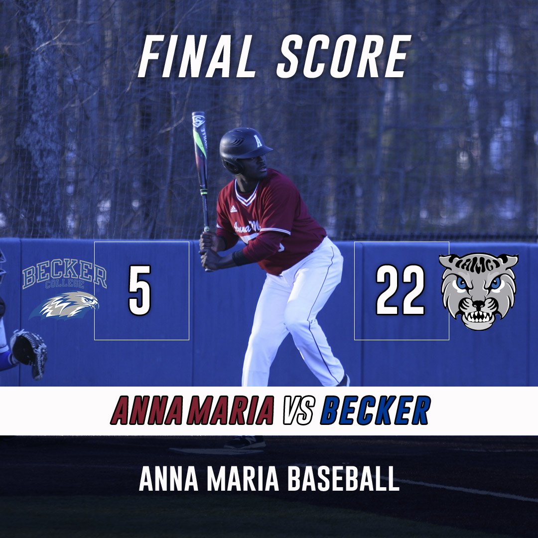 goAMCATS's tweet photo. BSB: #AMCATSWIN! @AMCAT_Baseball beats up on @BeckerAthletics at @NEBComplex. Kino Gray hit his first career home run, a three run homer, in the third inning to help the AMCATS along. #RingTheBell🔔🔔🔔 #RollAMCATS https://t.co/qNjGjH4AKa