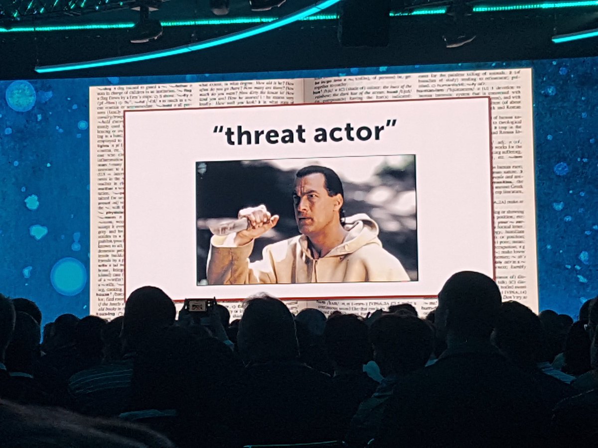 KateHealy01's tweet photo. No wonder we are all so confused - the complexities of Cybersecurity language #rsac https://t.co/RSaaLVVR70
