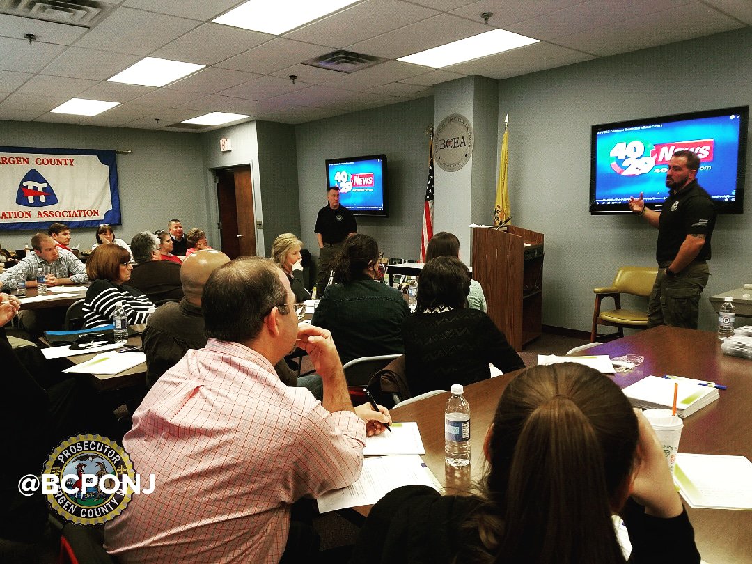 Yesterday, the #BCPONJ Command Staff of the #BergenCounty Regional #SWAT Team had a frank discussion with local #educators about ensuring #school #safety during a workshop hosted by the  Bergen County Education Association.

<a href="/BergenCountySo/">B.C. Sheriff's Ofc.</a> 
<a href="/NJEA/">NJEA</a> <a href="/safekidsBC/">Safe Kids Bergen</a> <a href="/BergenChiefsNJ/">Bergen County Police Chiefs Association</a>