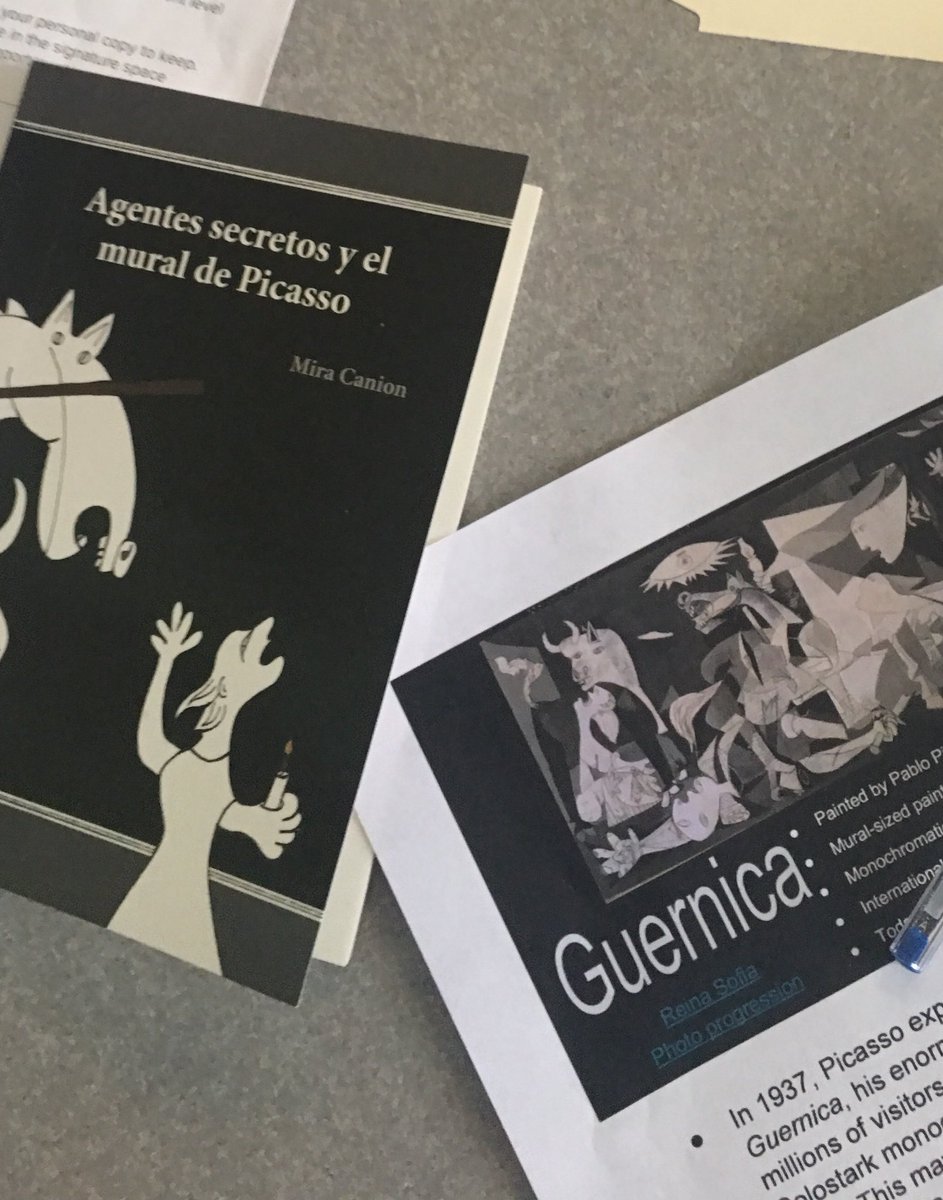 srafrazier's tweet photo. Proud to see so much powerful learning today @GroveJuniorHigh. Spanish Ss analyzing art,dual Ss using their knowledge of archetypal characters to predict what will happen next &amp; SS Ss examining perspective by annotating persuasive techniques in an article about suffrage.💪 https://t.co/A0Br3gCTHf