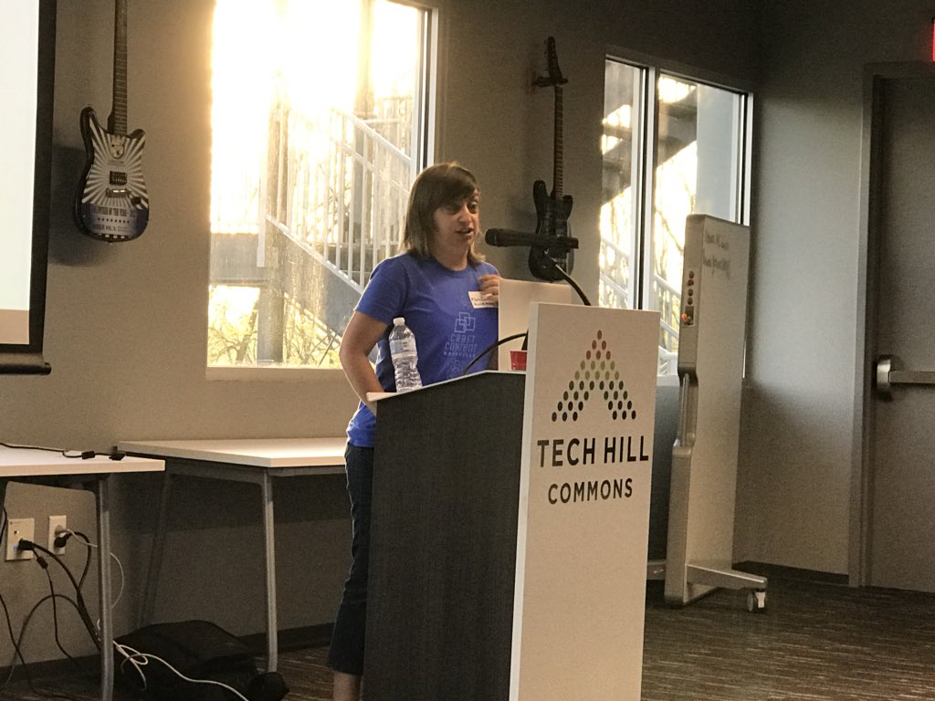 Congrats <a href="/CarlaSwankFox/">Carla Swank Fox</a> and <a href="/nashcontentweek/">Nashville Content Wk</a> on becoming official 🎉🎉🎉 Let’s get #NashvilleUXday started 😎 

#ux #ui #ncw18 #ccn18 #smcnash