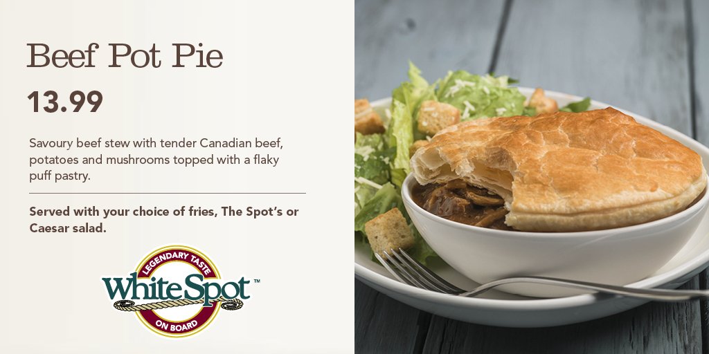 BCFerries's tweet photo. Get on board with @White_Spot's #BeefPotPie! #CoastalCafe #BCFerries ^eb https://t.co/vLShDtaZvS