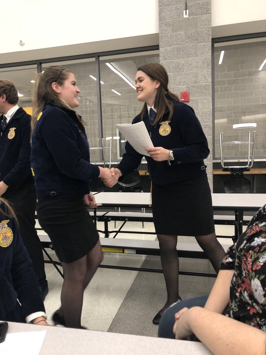 stonebrakerFHS's tweet photo. Super proud of our 1st place Senior Prepared speaker, Guilianna Kukor! FHS hosted the second round of Region 2 FFA CDE’s! #fhsproud #FHS #ffa #fhsffa https://t.co/OwouzlPhTR