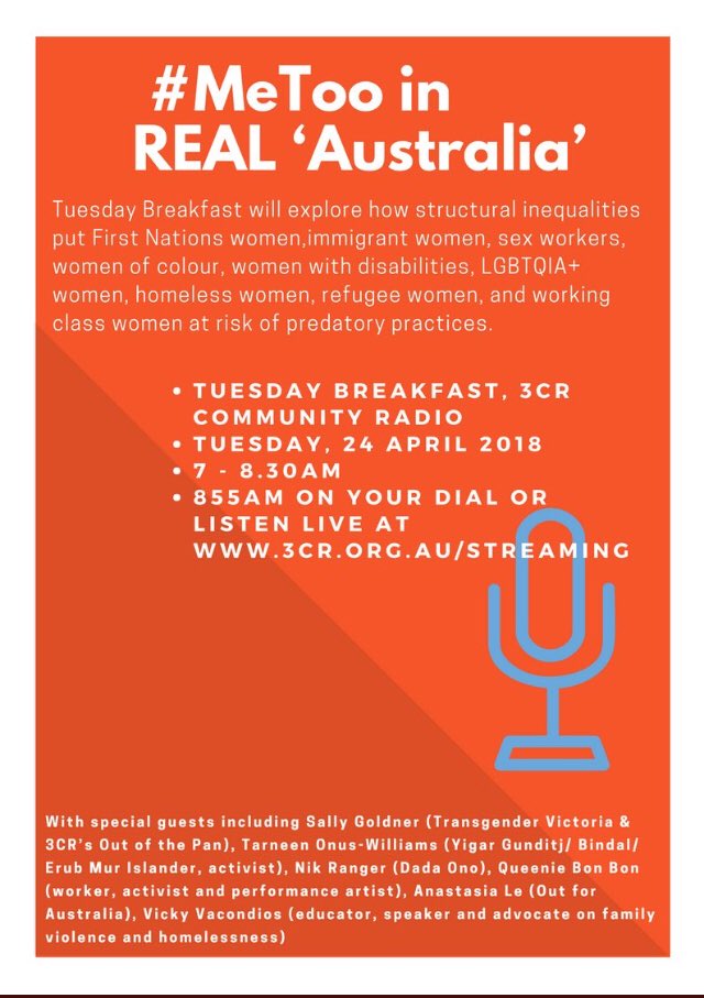 3CR Community Radio tweet media