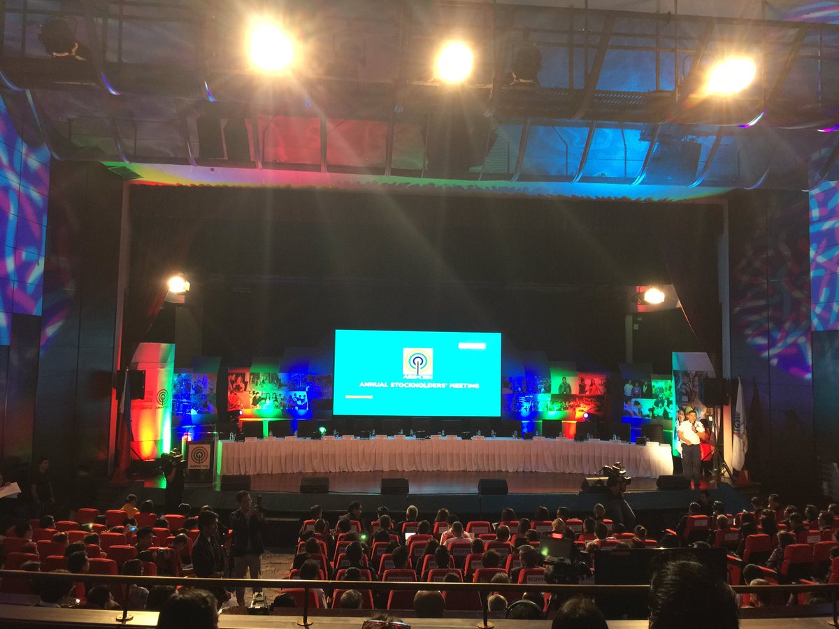 iamlizareyes's tweet photo. Happening now: #ABSCBN stockholders meeting https://t.co/mUvCqg5NvY